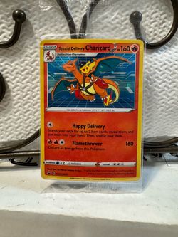 Pokémon Special Delivery Charizard SWSH075 Promo Card