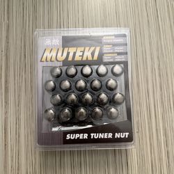Muteki Super Tuner Nut M12x1.25 Black Chrome
