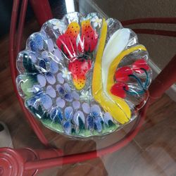 Vintage Genesis Small Glass Bowl 