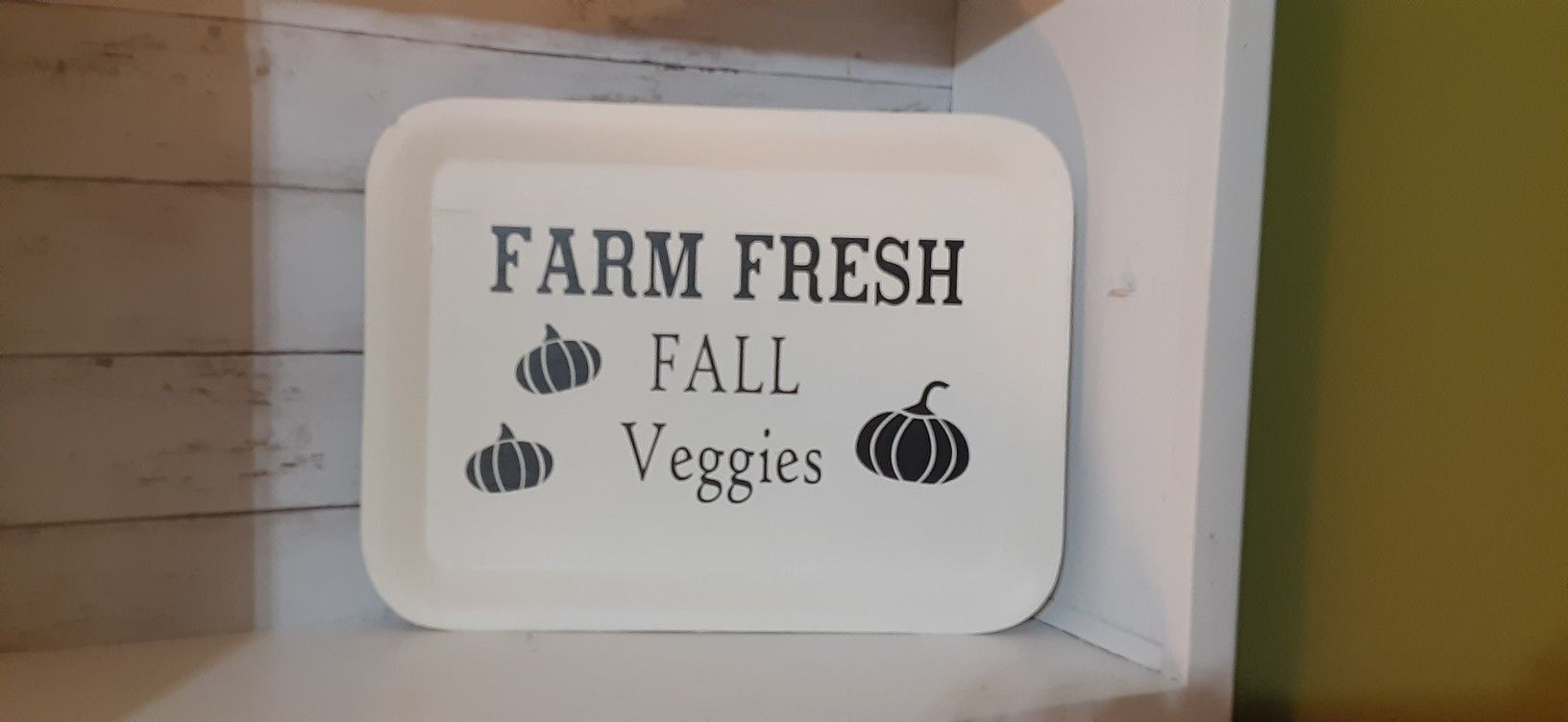 Farm fresh fall veggies tray