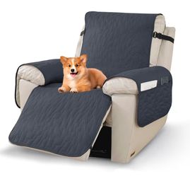 Pet Recliner Chair Covers,100% Waterproof Recliner Cover,Dark Gray
30",100% Waterproof Slipcover, Non-Slip, Storage Pouch, Laundry Safe, Adjustable Ba