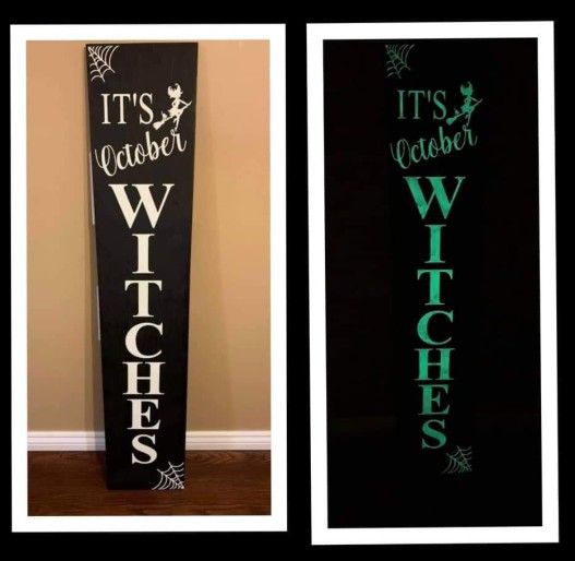 Halloween Porch Welcome Outdoor Signs
