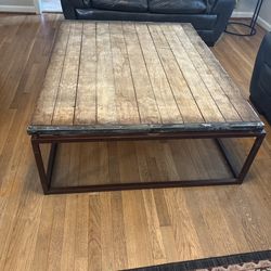 Moving Sale - Rustic Solid Wood Coffee Table