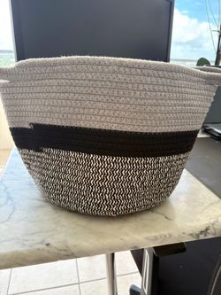 Woven Rope Storage Basket