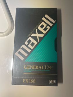 Maxell Ex -160 Blank Cassette Tape For VHS Japan
