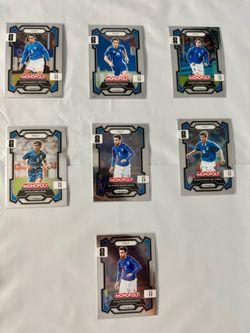 Panini Prizm Monopoly Italy Soccer Cards Lot of 7