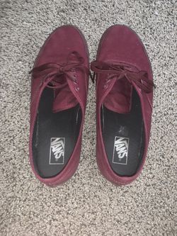 Maroon Vans Size 13 (Used and abused)