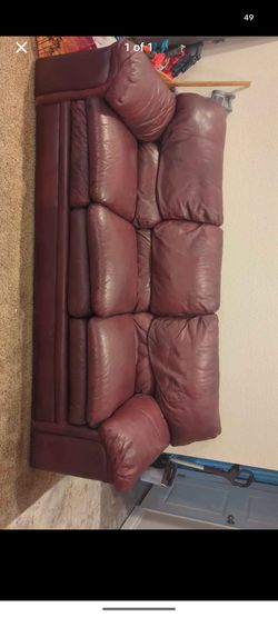 Leather couch
