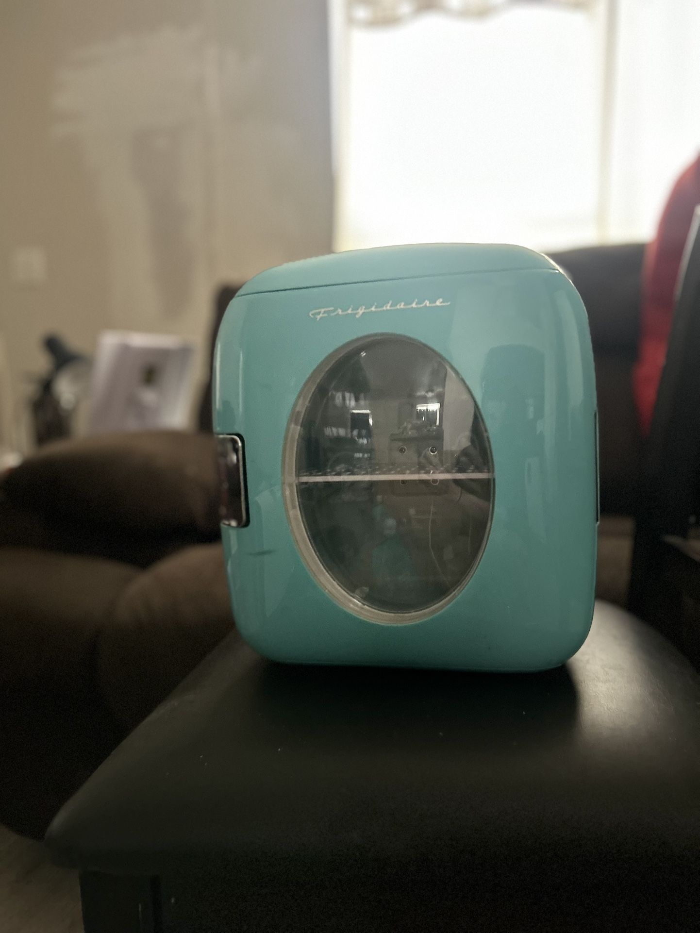 Small Blue Travel Mini Fridgidaire For Sale