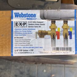 Tankless Water Heater Valves Services Valves Kit