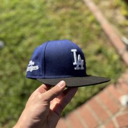 Blue/Black Dodgers City Connect Hat