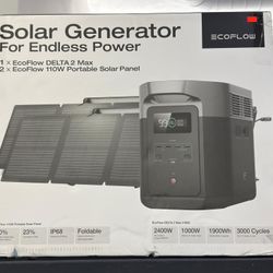EcoFlow Portable Power Station Solar Generator