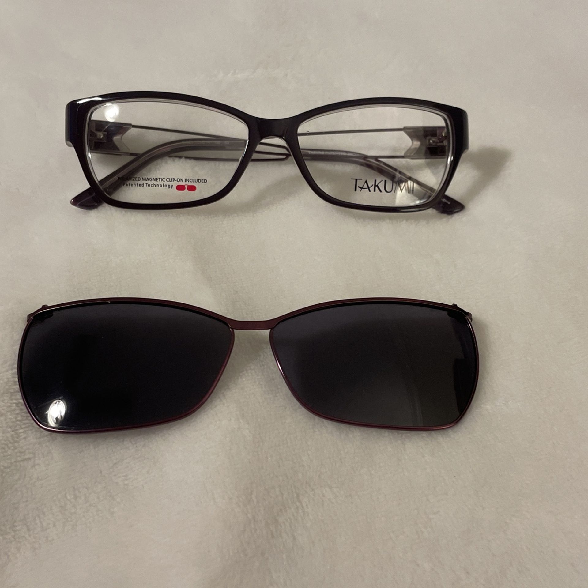 TAKUMI FRAMES W/ POLARIZED MAGNETIC CLIP ON INCLUDED TK925