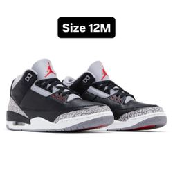 Jordan 3 ‘Black Cement’ (2024) 