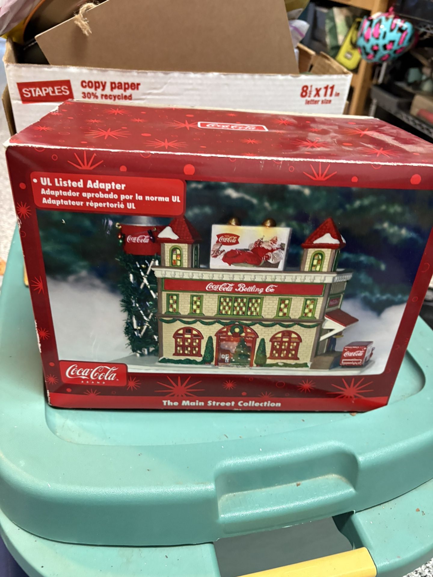 Christmas Village! Coca Cola!