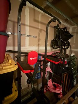 Squat pull up power rack