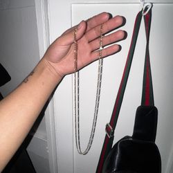 Solid 14k Figaro Chain 1,150 Obo “won’t Accept Lowballs”