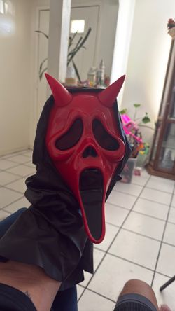 Devil ghost face mask
