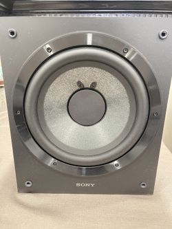 Sony SA-CS9 Powered Subwoofer + Yamaha Bookshelf Speakers – Complete 2.1 Audio System