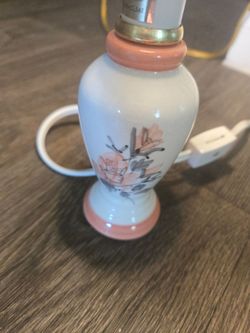 Vintage Miniature Floral Night Light Lamp