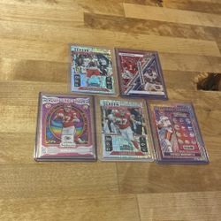 2025 Contenders Chiefs/Giants (5) Cards