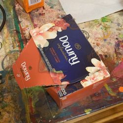 1 Bounce Full Box Opened and 1 Downy Half Box