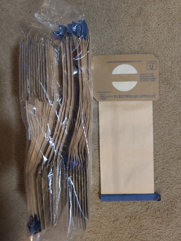 25 Upright Vacuum Cleaner Bags Style U