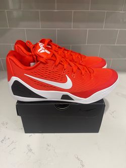 Nike Kobe 9 EM Low Protro TB Team Orange size 12.5, 13, 14