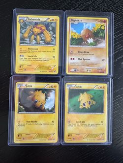 Pokémon TCG Card Lot – Galvantula, Diglett, Joltik x2