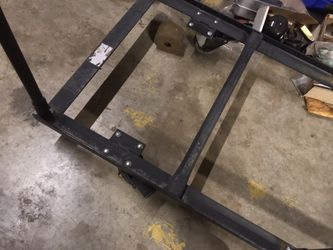 Folding table cart