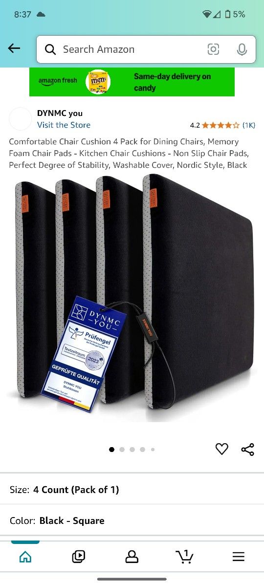 Memory Foam Seat Cushions