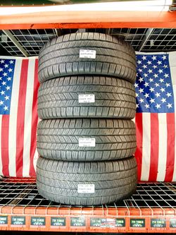 275/55R20 GOODYEAR EAGLE LS-2 ALL SEASON TOURING 275 55 20 USED TIRES SET 
