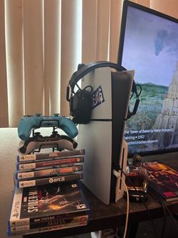 PS5 Console Bundle with Games and Controllers