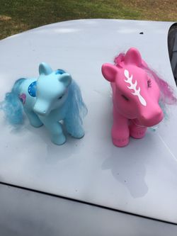 Girls toy ponies set of 2 for 1 0