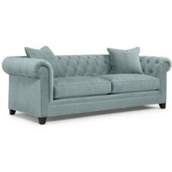 Gorgeous Blue Vintage-Style Couch!