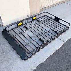 Brand New $145 Roof Rack Cargo Basket Universal 64x39” Car Top Luggage Holder Carrier 150 LBS max