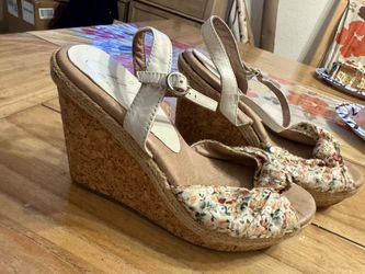 Wedge Heels. Cork. Size 7