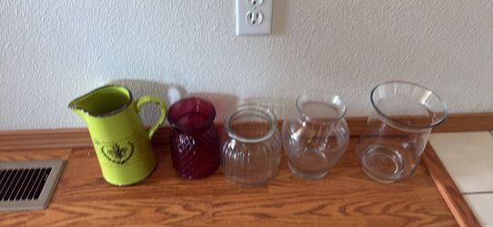 Glass Vase Bundle – Assorted Sizes