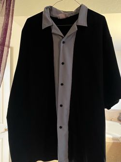Bowling Shirt Crusin USA 3XL Black and Grey