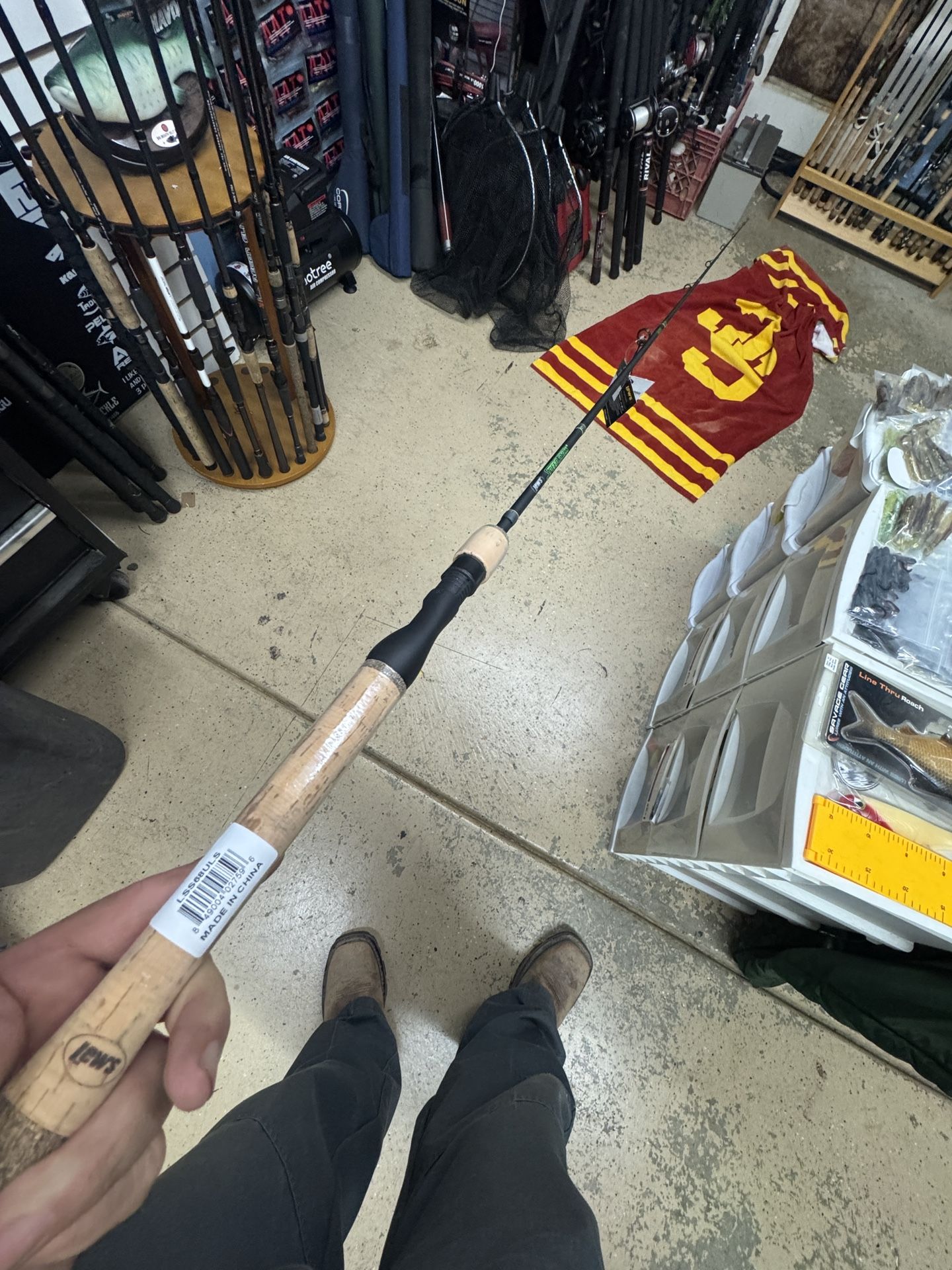 Lews Ultra Light 6’8 Spinning Fishing Rod. Brand New.