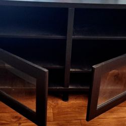 Black Wood Entertainment Center 