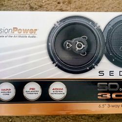 Precision Power 6"1/2 Door Speakers Brand New In The Box 
