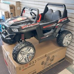 Electric NICE Car  Sport 4×4 Polarle for kids  
Comes with Bluetooth 2 Seats Aux  
