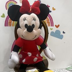 DISNEY MINNIE MOUSE IN HER RED OUTFIT - 12 INCHES AND LIKE NEW