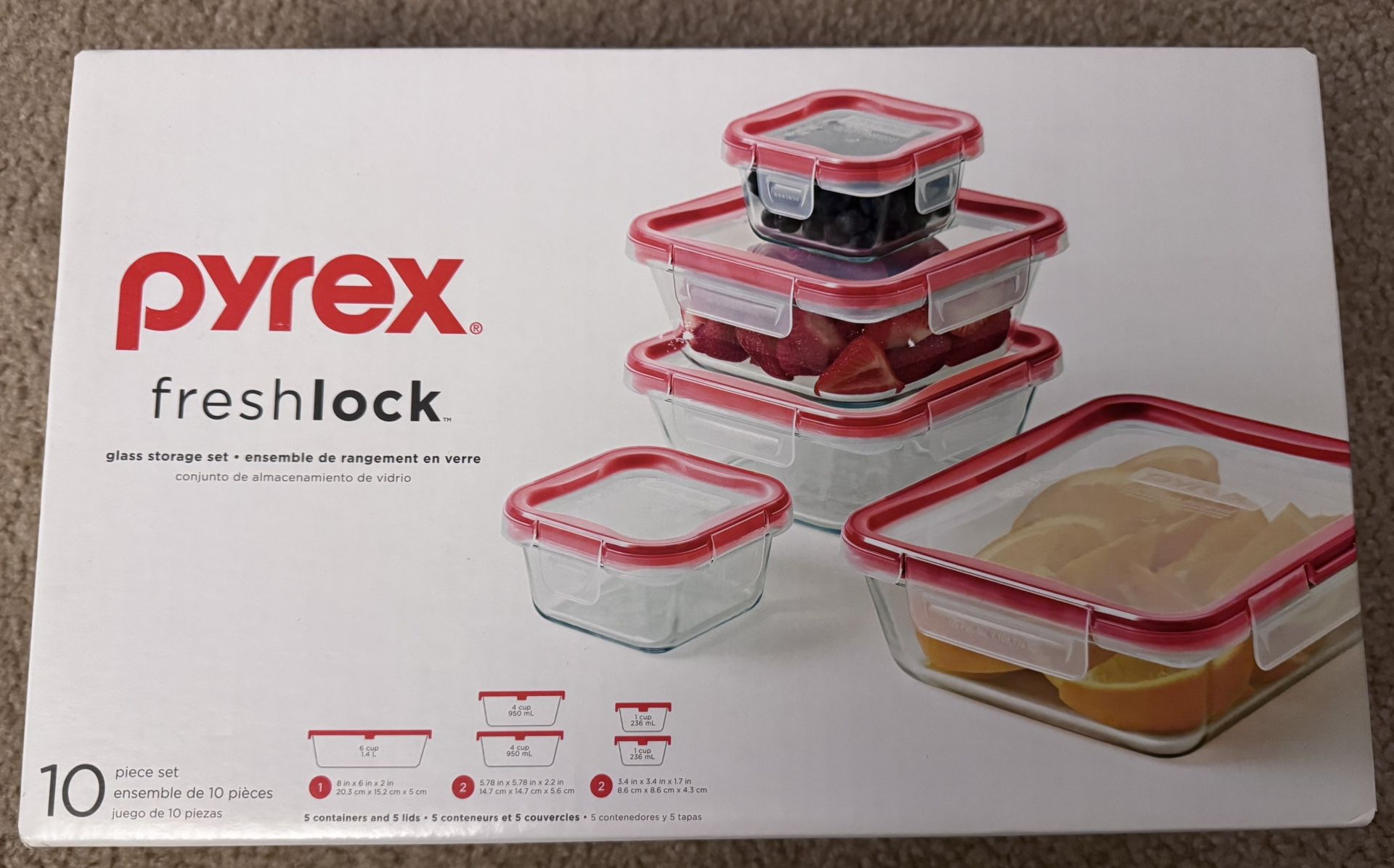 Glass Storage Set