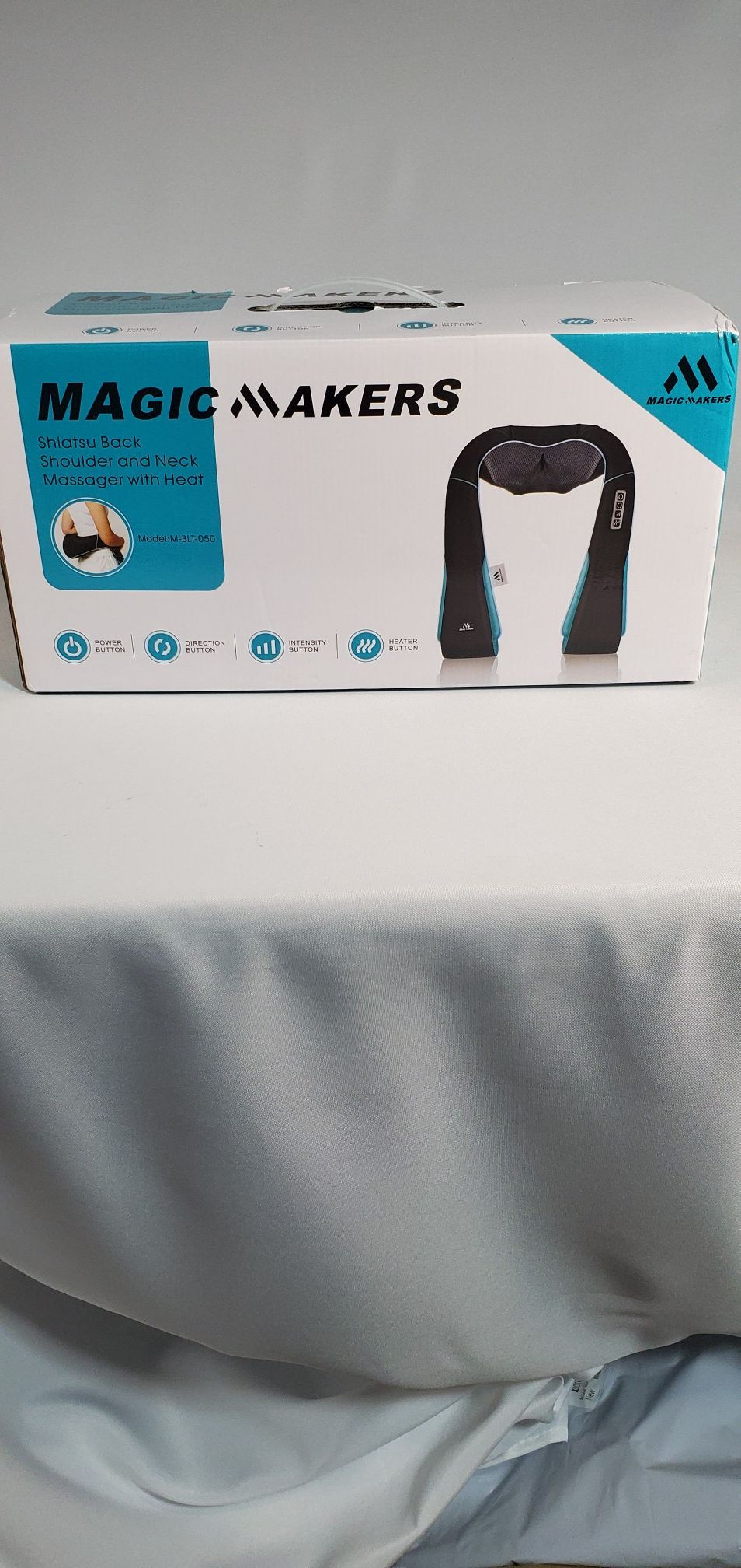 Magic Maker Back, Shoulder and Neck Massager with Heat