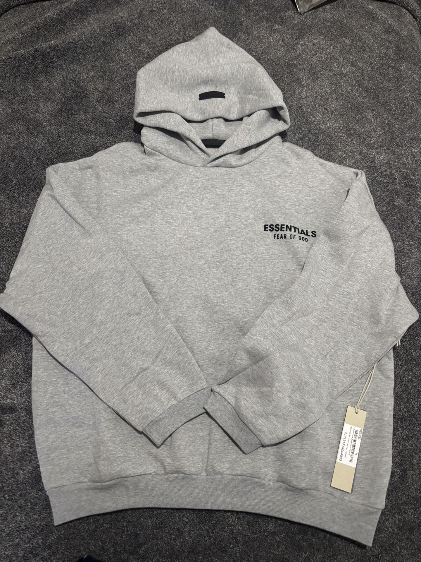 Grey Essentials Hoodie