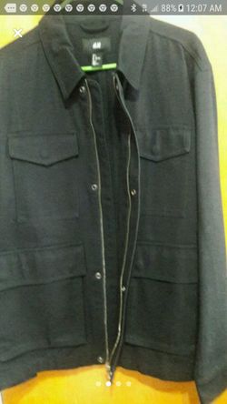 NEW H&M BLACK JACKET