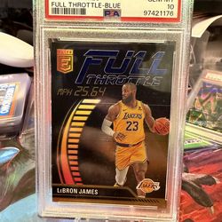 2023 Donruss Elite LeBron James 63/99 psa 10