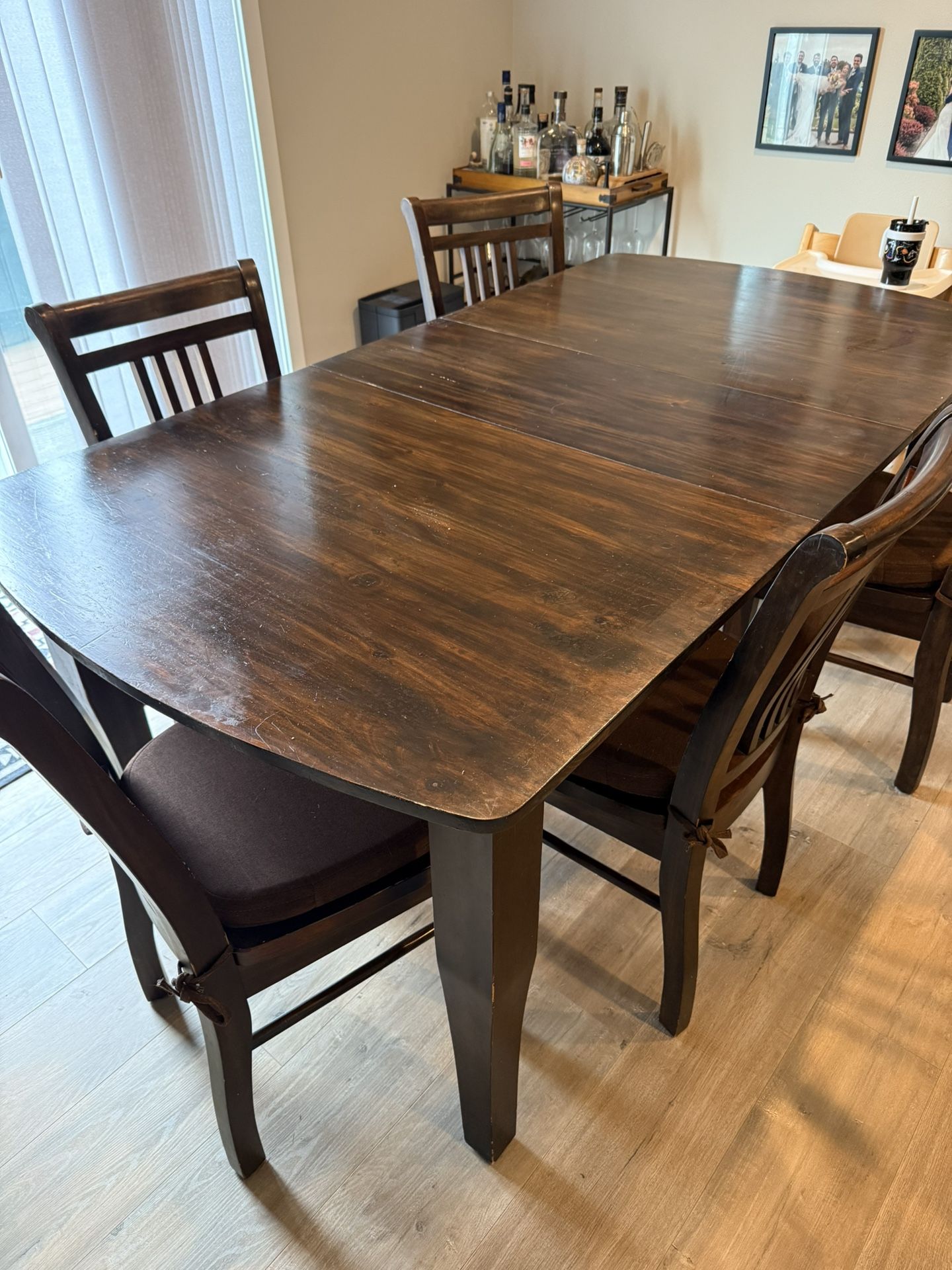 Large Wood Dining Table